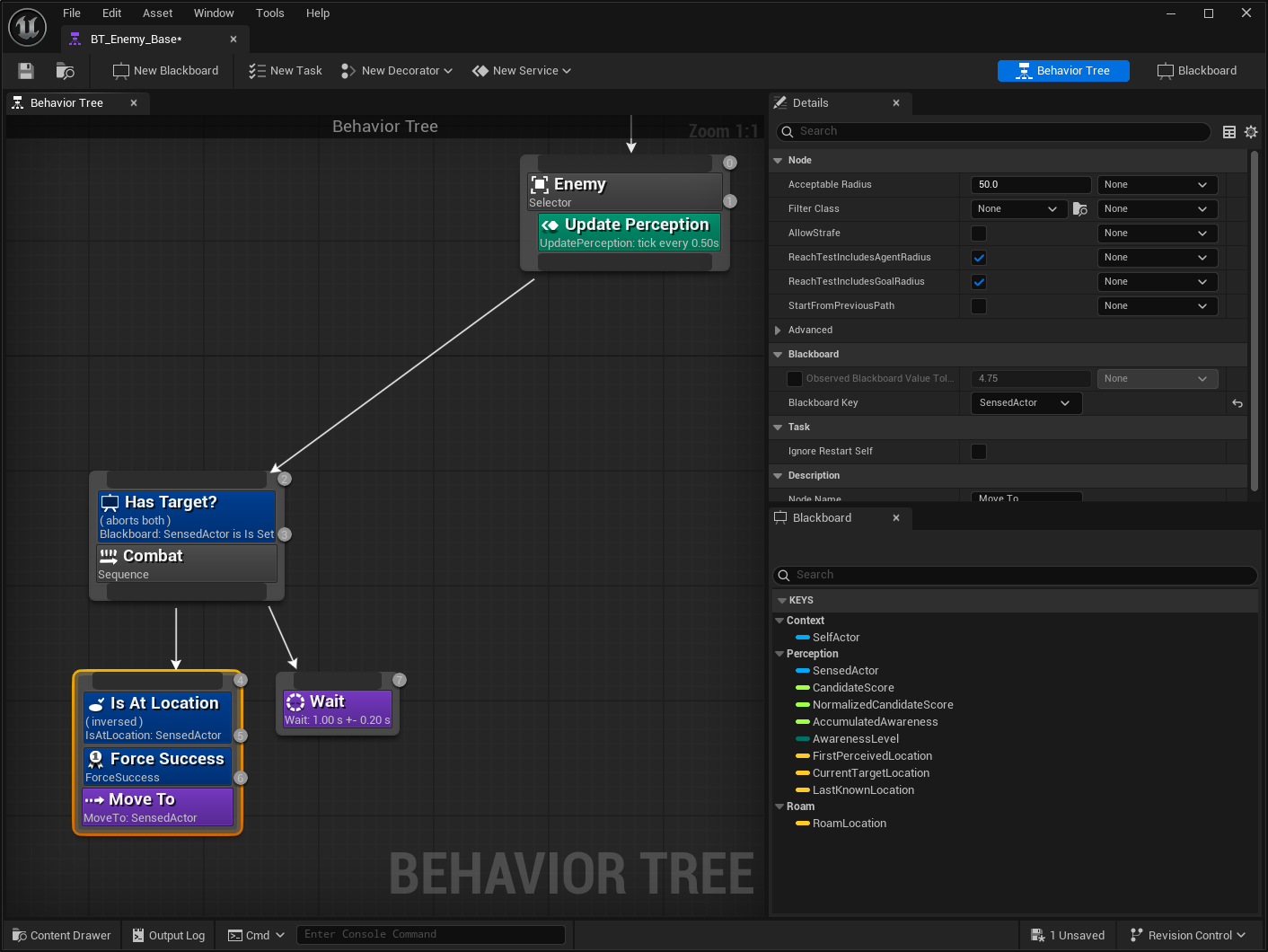 Behavior Tree, Combat Branch 2