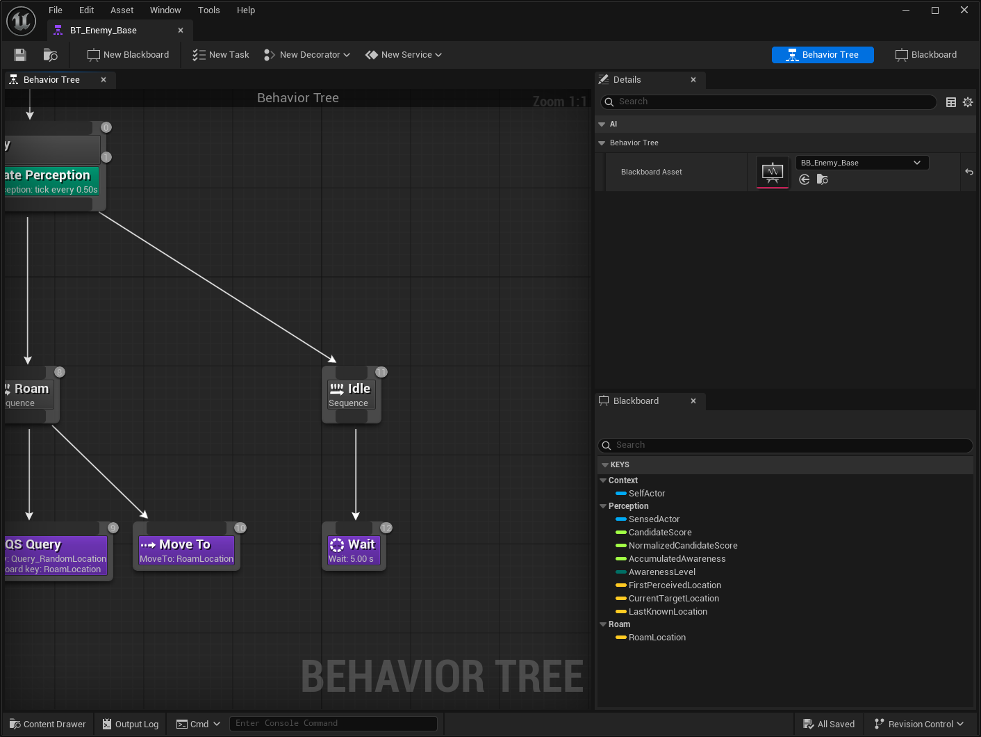 Behavior Tree, Idle Branch