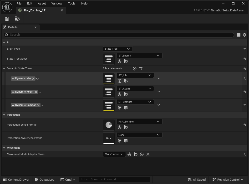 Setup for Dynamic State Tree