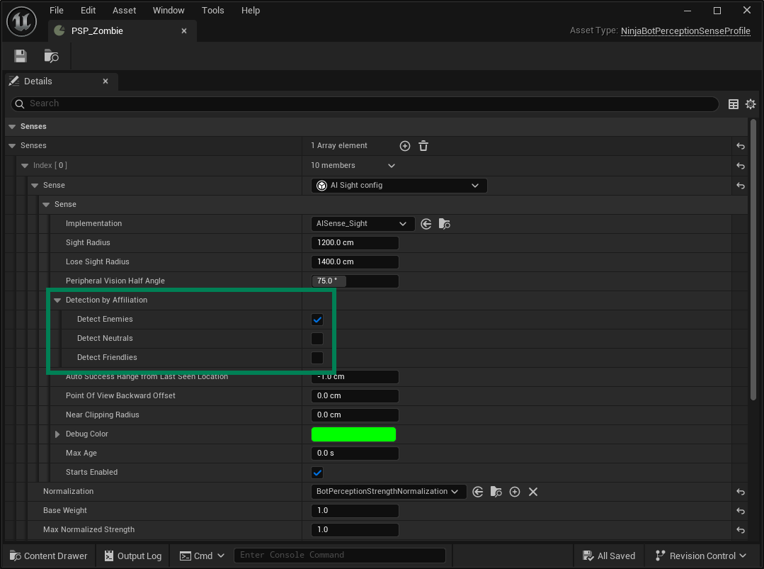 Revisited Sense Profile