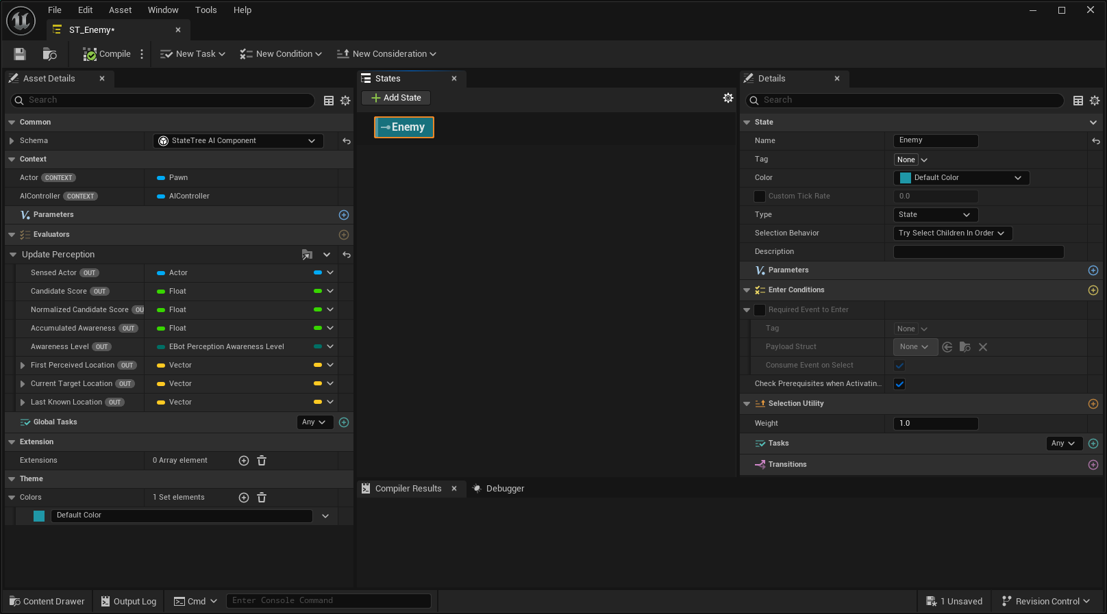 State Tree, Update Perception Evaluator