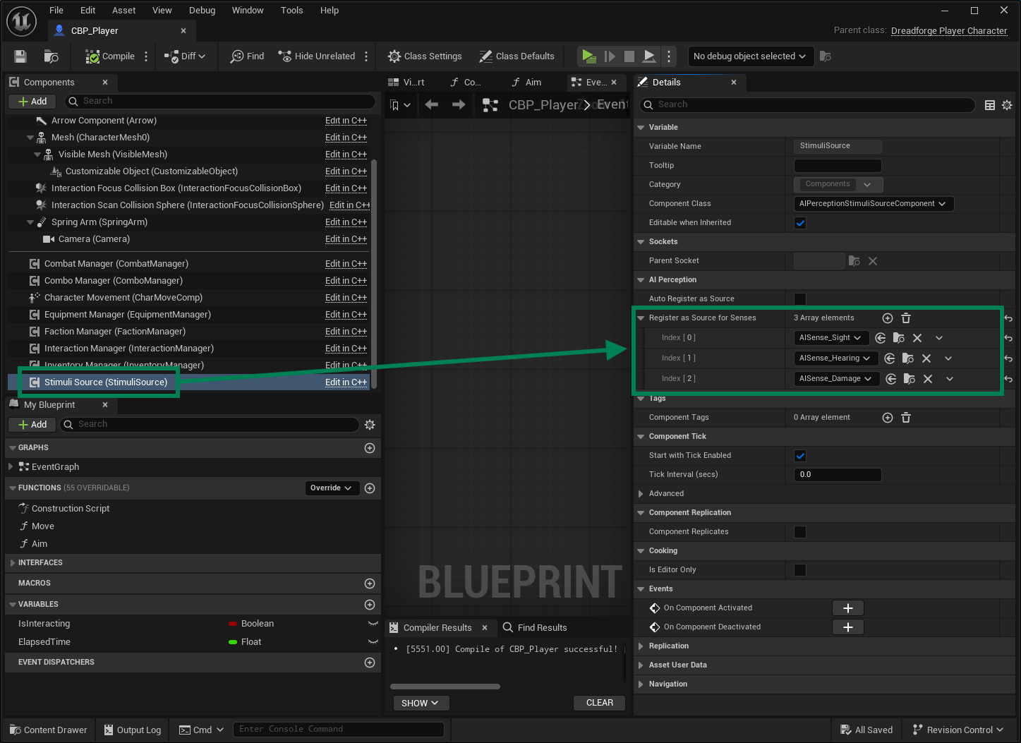 Stimuli Source Component