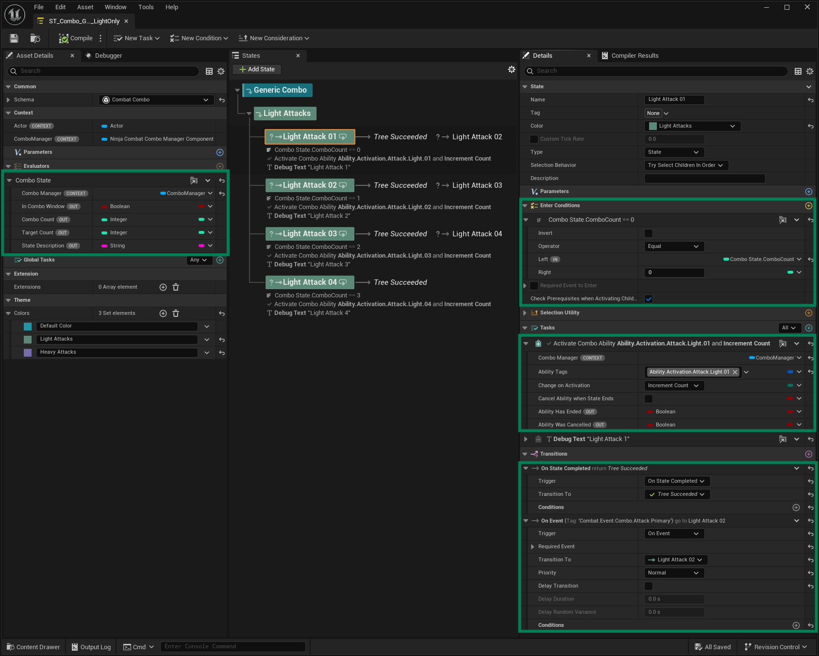 Linear Combo State Tree Linear Combo State Tree