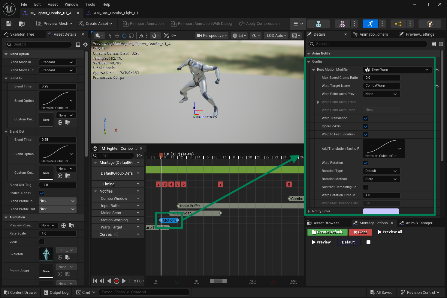 Motion Warping Motion Warping