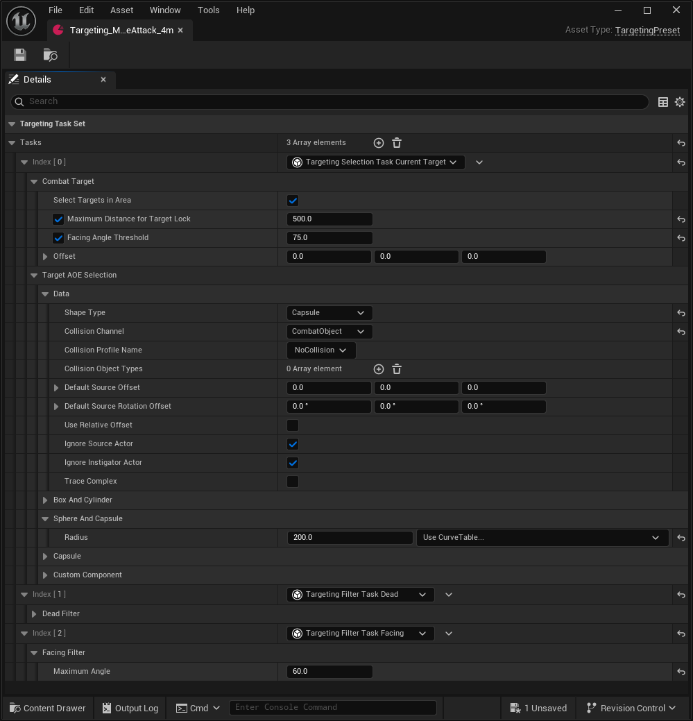 Targeting Preset Targeting Preset