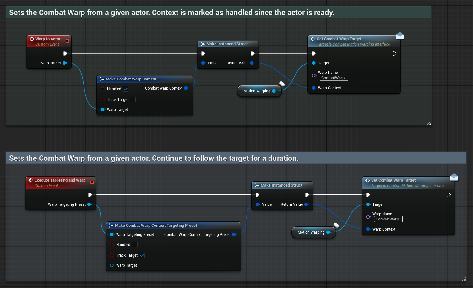 Add Warp Targets
