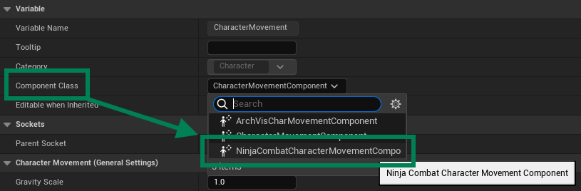 Override default input component