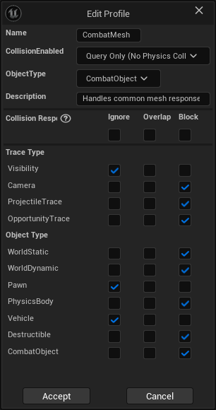 Combat Mesh Collision Combat Mesh Collision