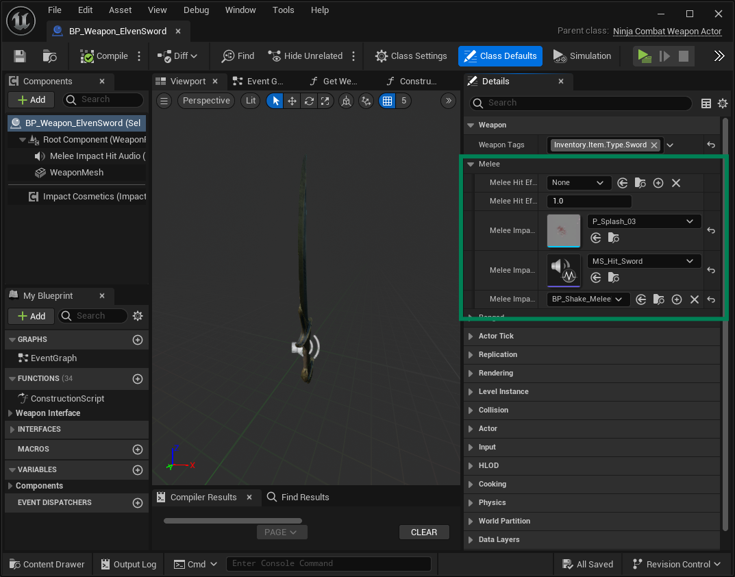 Weapon Setup Weapon Setup