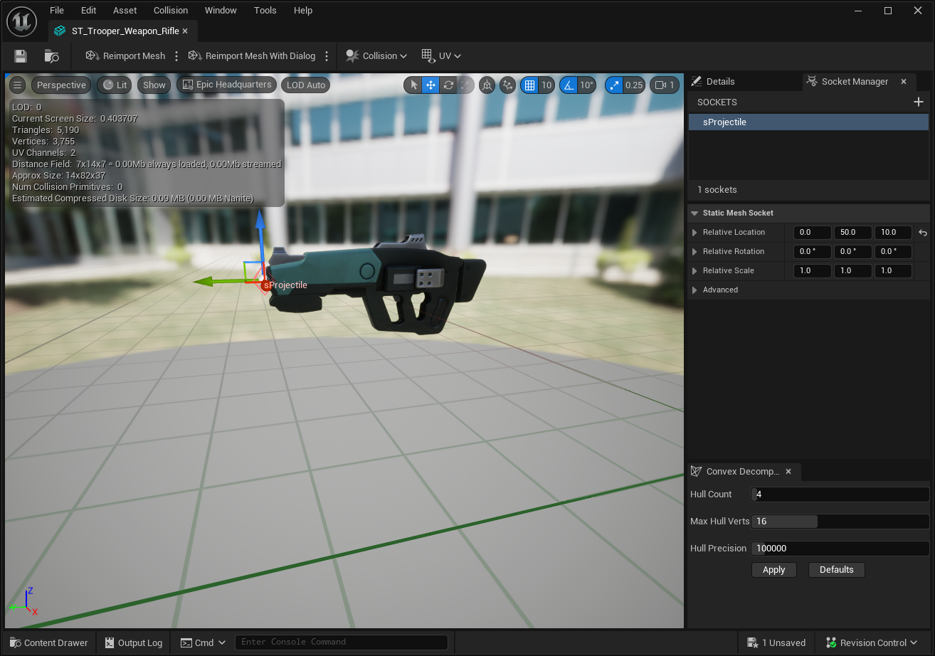 Weapon Sockets Weapon Sockets