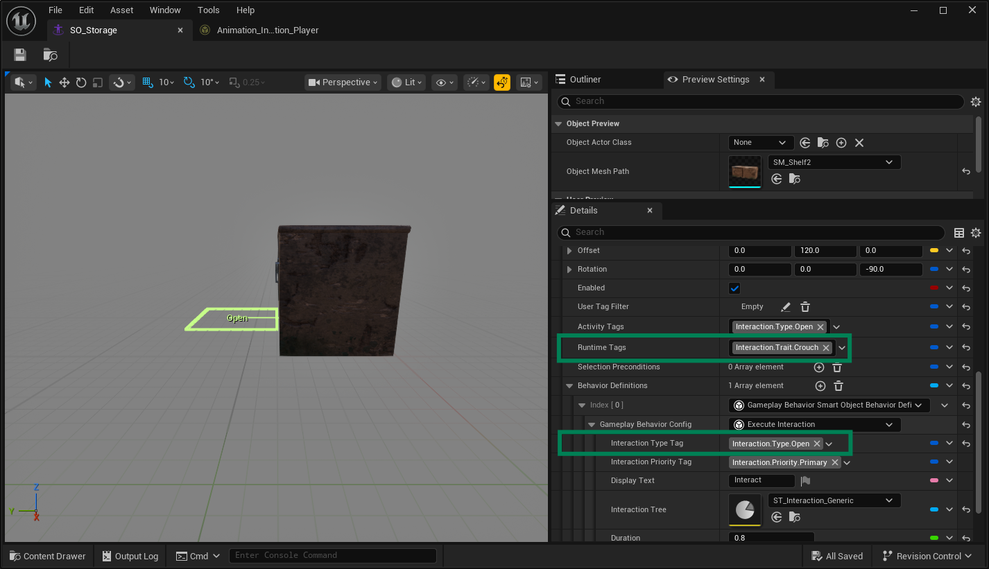 Add runtime tags to the Smart Object slot Add runtime tags to the Smart Object slot
