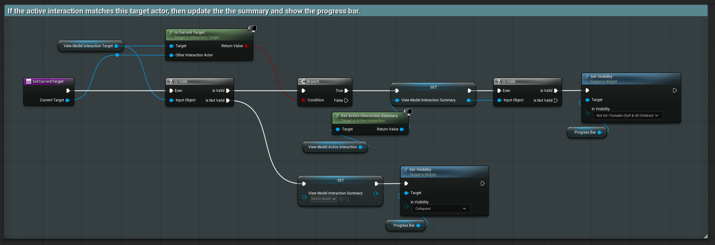 SetCurrentTarget updates the progress bar and bindings SetCurrentTarget updates the progress bar and bindings