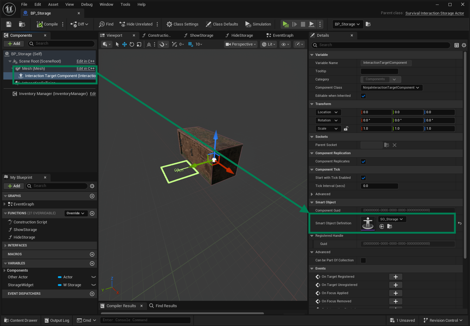 Assign Smart Object to Target Component Assign Smart Object to Target Component