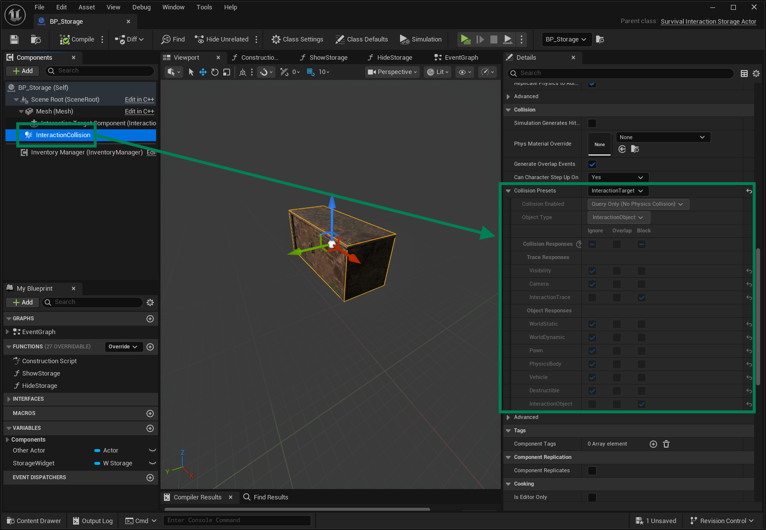 Set Collision Preset Set Collision Preset