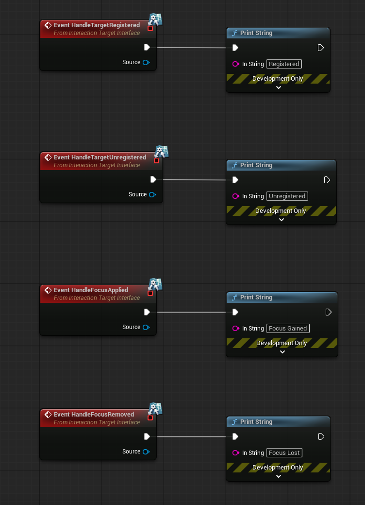 Debug Event Strings Debug Event Strings