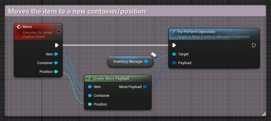 Move operation sample in Blueprints