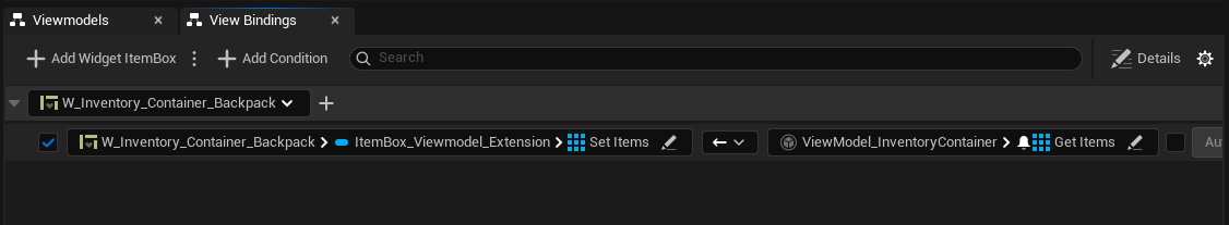 Container List Binding Container List Binding