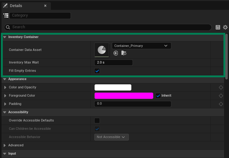 Container Binding with Base Widget Container Binding with Base Widget
