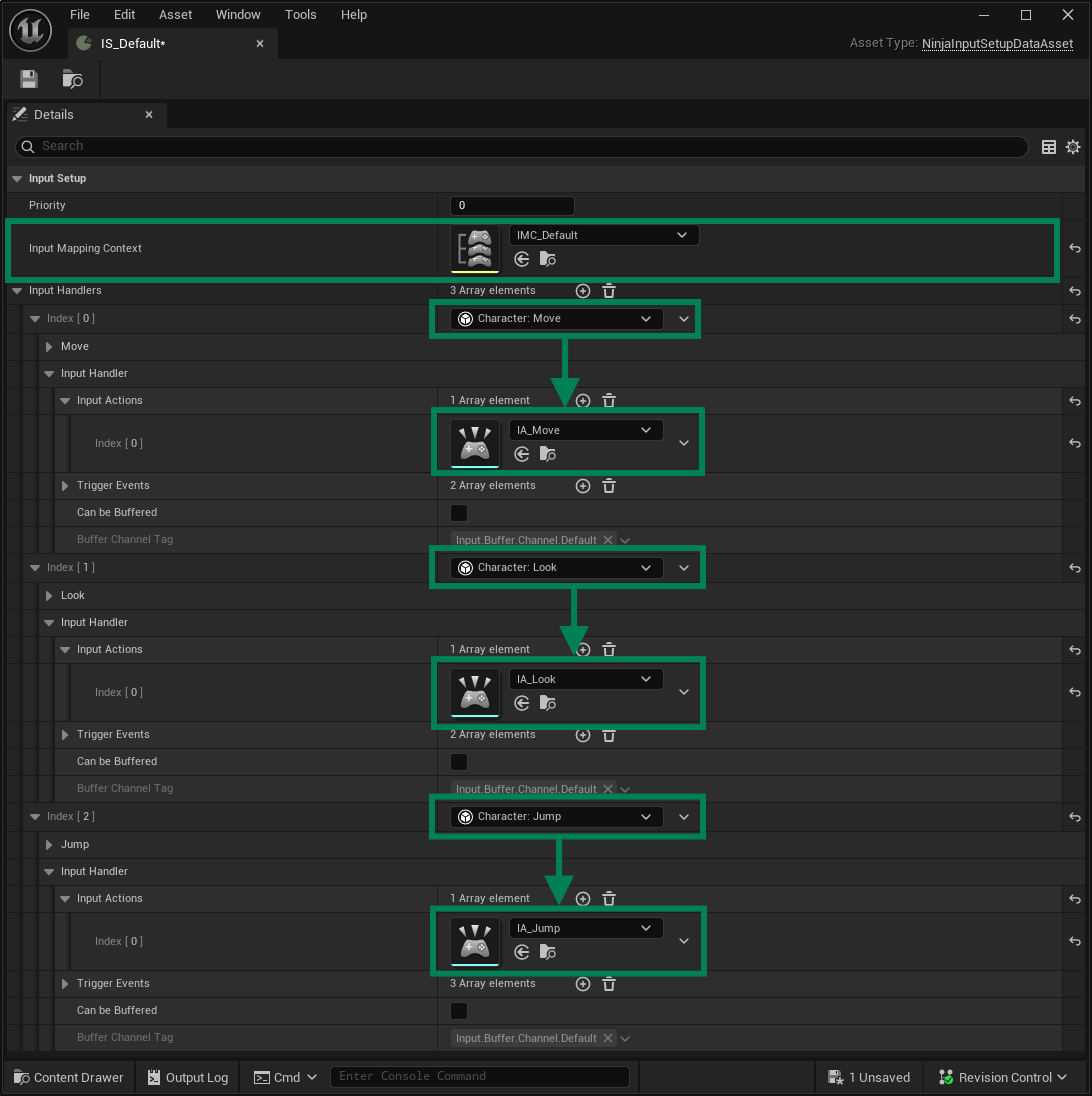 Configure Input Setup Configure Input Setup